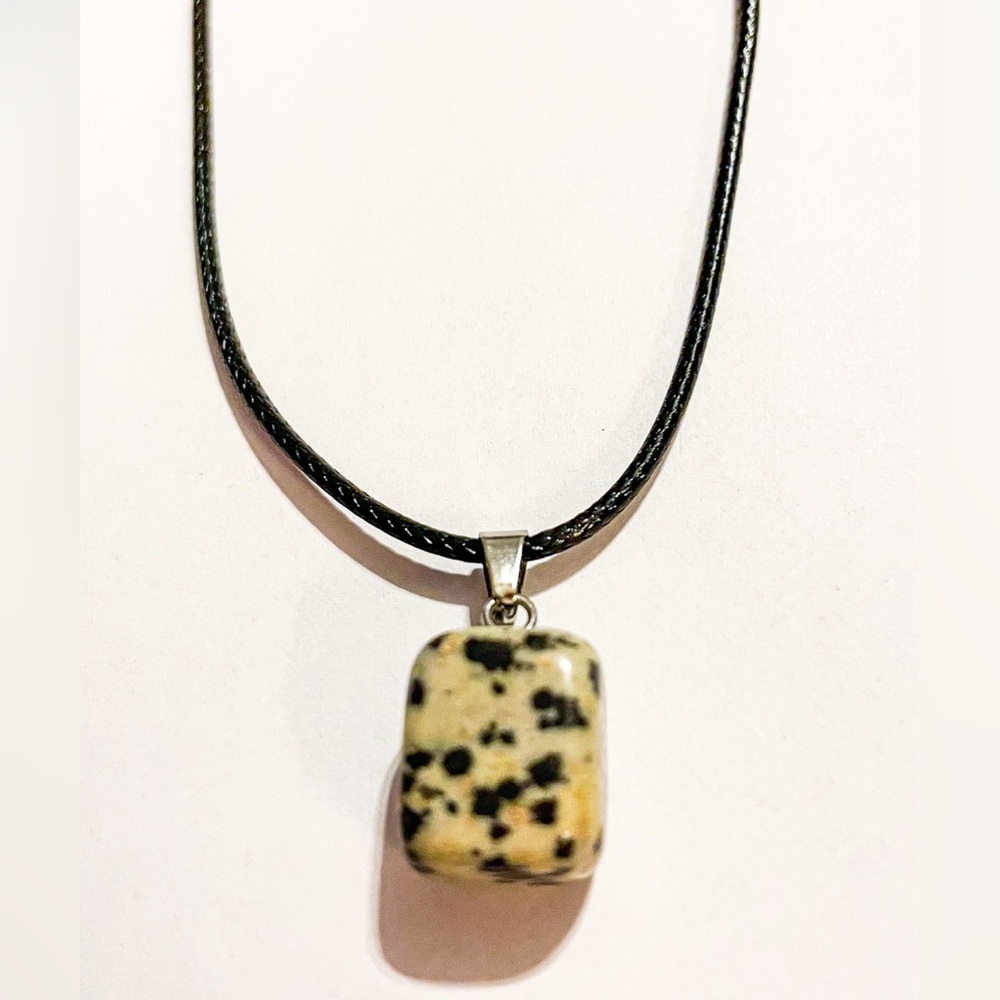 Dalmatian Jasper Gemstone Necklace